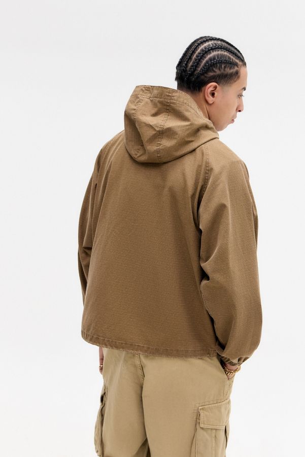 Slide View: 4: Ayker Brown Ripstop Anorak Jacket