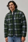 Thumbnail View 1: Gramicci Olive Shadow Plaid Fleece Jacket