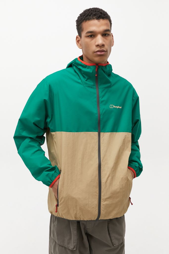 Berghaus Corbeck Green Windbreaker Jacket | Urban Outfitters UK