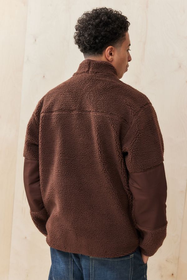 Slide View: 5: Veste Sherpa Marron Dickies UO Exclusive