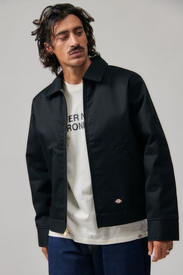 Slide View: 1: Veste doublée noire Eisenhower de Dickies