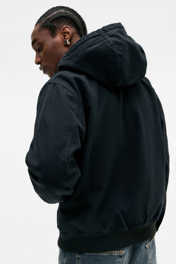 Slide View: 4: Black Dickies Unlined Hooded Jacket