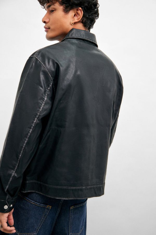 Slide View: 5: BDG Nicolai Kunstleder Jacke