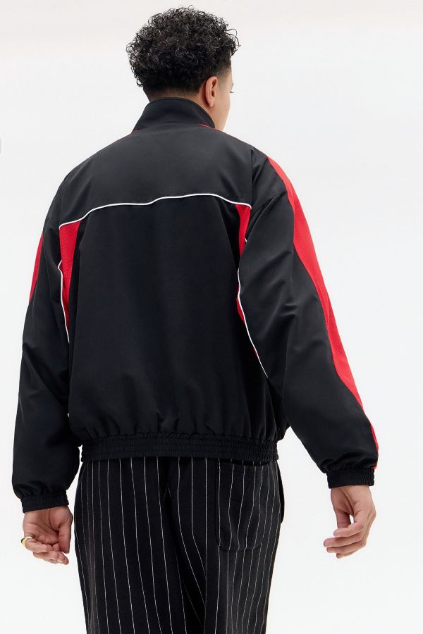 Slide View: 4: iets frans... Black Blake Mesh Track Jacket