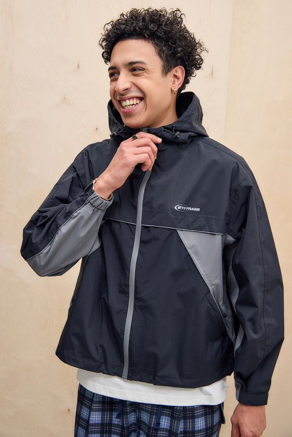 Slide View: 1: iets frans... Black Miller Waterproof Anorak