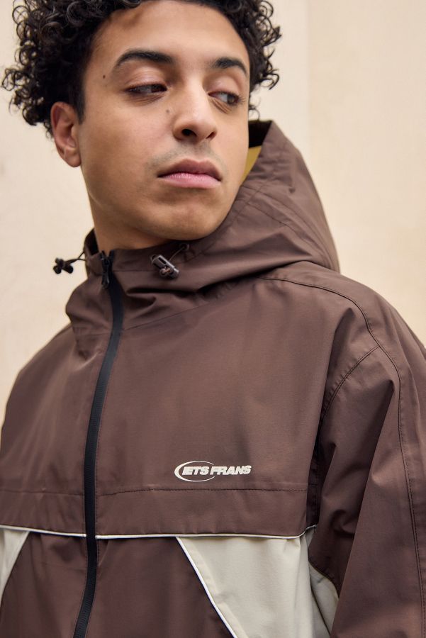 Slide View: 3: iets frans... Brown Miller Waterproof Anorak 