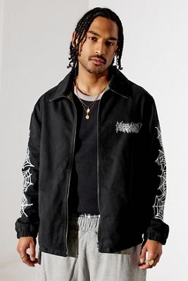 KERRANG! Reversible Cobweb Print Jacket