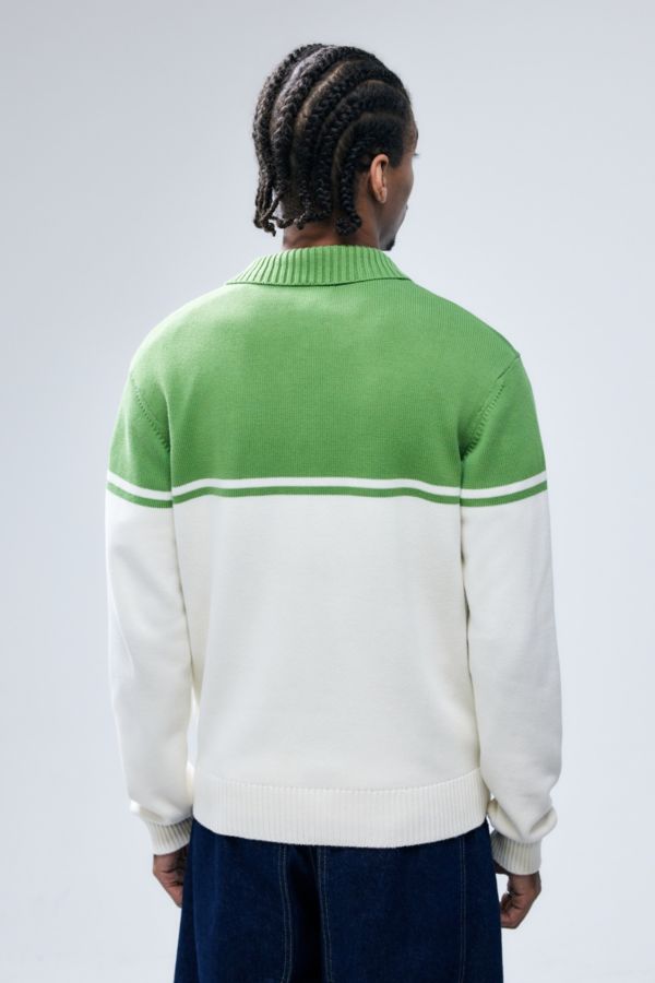 Slide View: 4: Sergio Tacchini Green Donato Knit Track Top