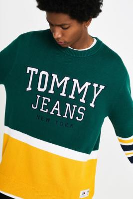 tommy colour block jumper