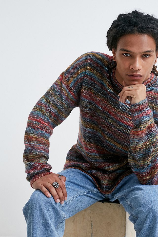 UO Dark Ombre Stripe Jumper | Urban Outfitters UK