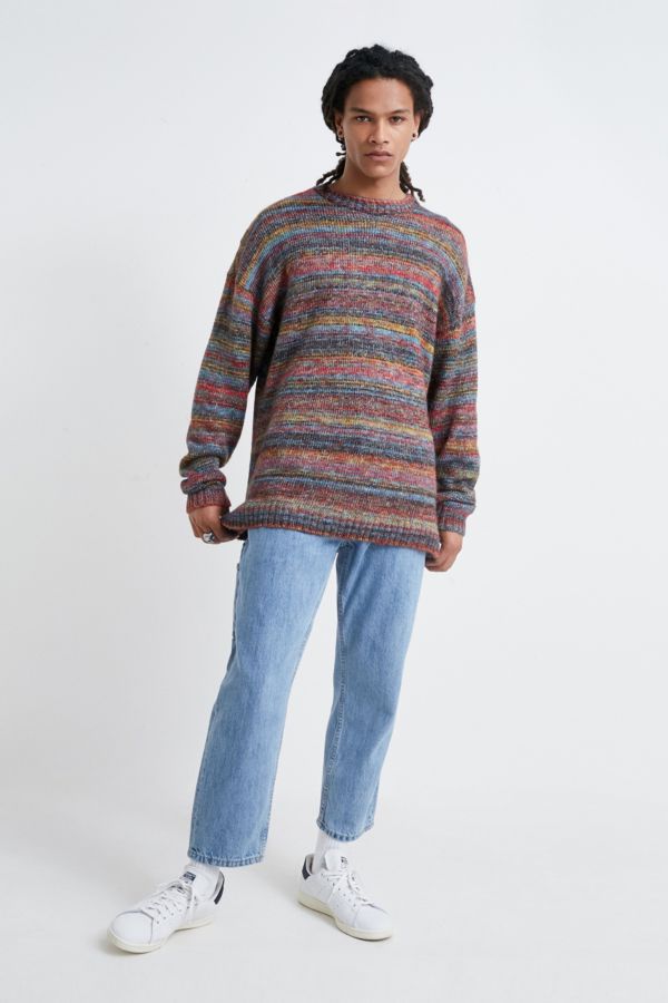 Uo Dark Ombre Stripe Jumper Urban Outfitters Uk