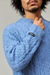 Thumbnail View 3: Pull en maille torsadée bleu moelleux BDG