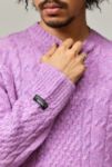 Thumbnail View 1: BDG Fluffy Pink Cable Knit Jumper 