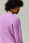 Thumbnail View 4: BDG Fluffy Pink Cable Knit Jumper 