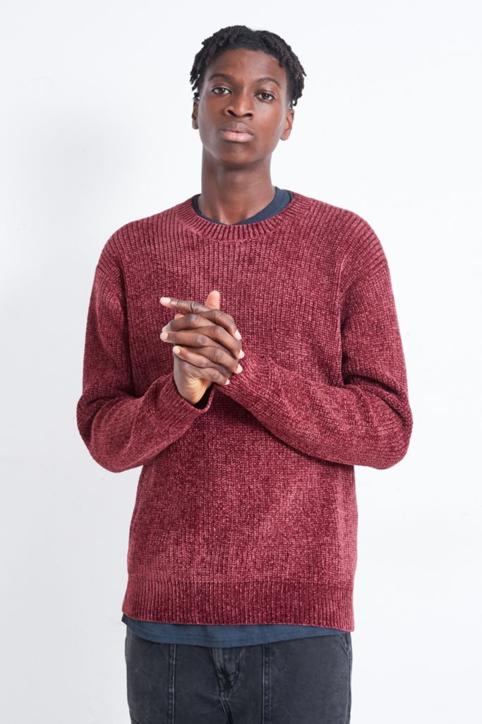 Uo Chenille Crew Neck Jumper Urban Outfitters Uk