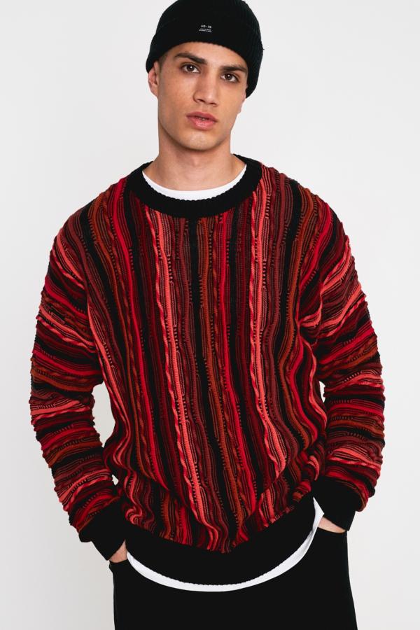 UO ‘90s Berry Knit Jumper | Urban Outfitters UK