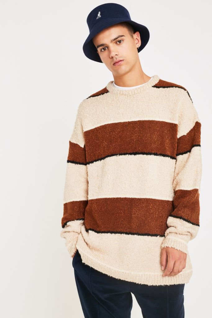 Loom Boucle Stripe Ginger Jumper | Urban Outfitters UK