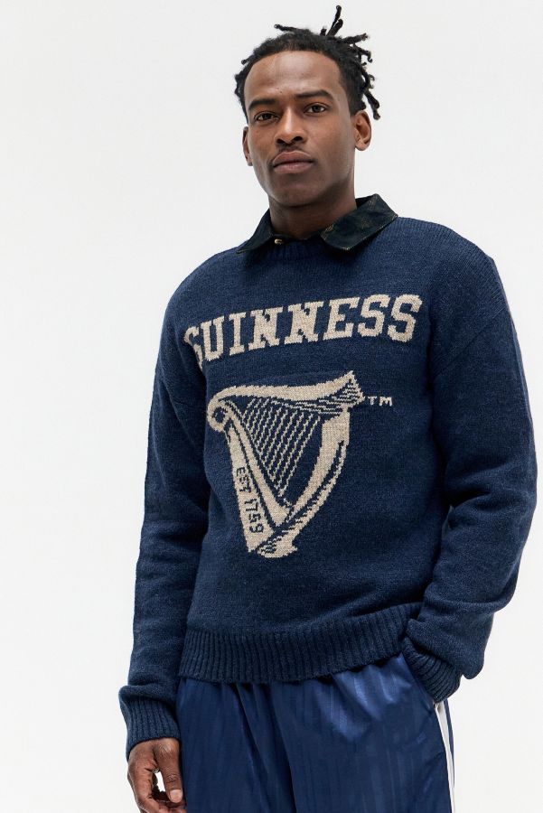 Vista diapositiva: 1: Maglione Lavorato a Maglia Basic Pleasure Mode UO Esclusivo Navy Guinness