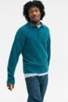 Visualizzazione miniature 1: iets frans... Teal Eyelash Polo Shirt