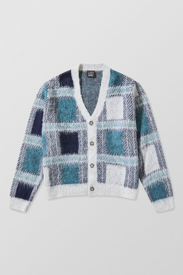 Vista de diapositivas: 8: iets frans... Grey Check Cardigan