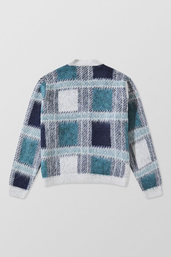 Slide View: 9: iets frans... Grey Check Cardigan