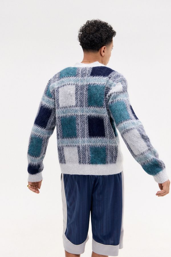 Vista de diapositivas: 5: iets frans... Grey Check Cardigan