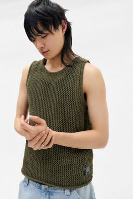 BDG Green Knitted Vest