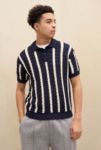 Thumbnail View 1: Loom Navy Gestreiftes Polohemd