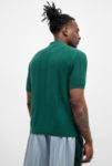 Thumbnail View 4: iets frans... Green Vertical Knit Polo Shirt