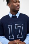 Visualizzazione miniature 3: iets frans... Navy Knitted Varsity Top