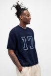 Visualizzazione miniature 5: iets frans... Navy Knitted Varsity Top