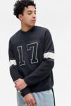 Visualizzazione miniature 1: iets frans... Black Knit Long Sleeve Varsity Top