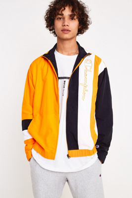 Champion Orange Logo Shell Jacket 