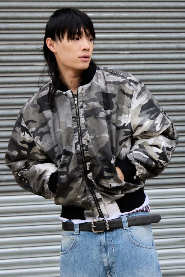 Slide View: 1: Jaded London Gewaschene Camouflage-Jacke