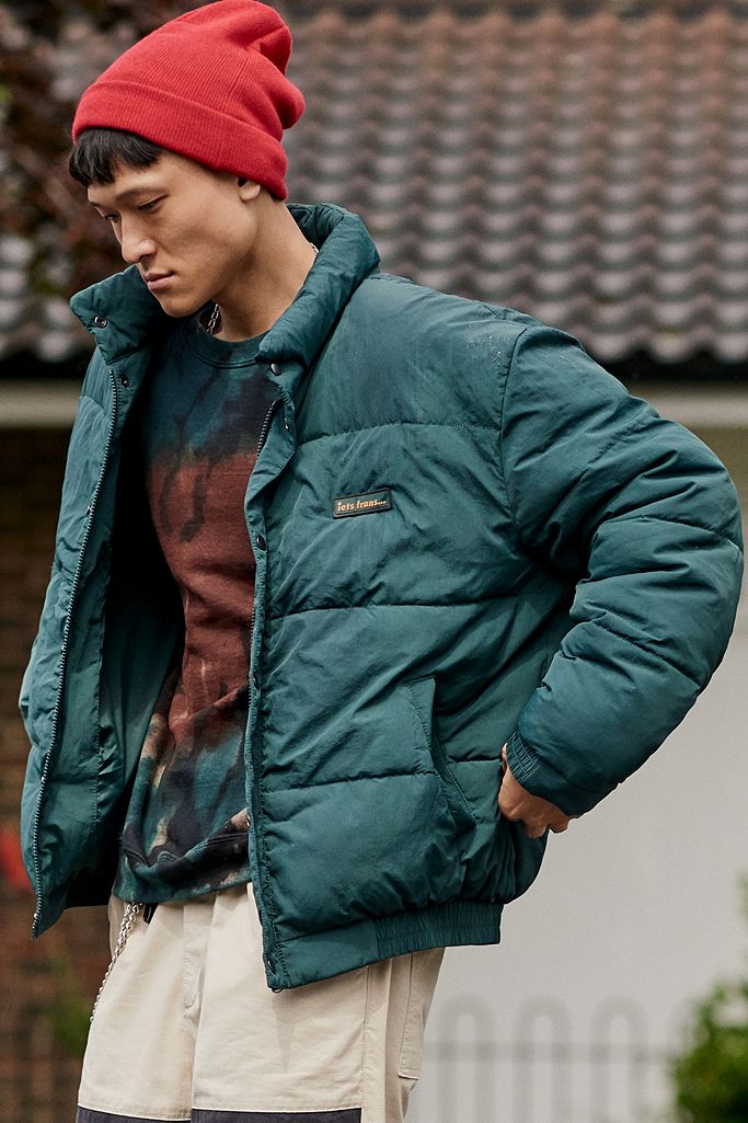 iets frans… Bruno Green Nylon Puffer Jacket | Urban Outfitters UK