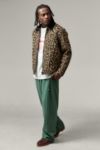 Thumbnail View 3: BDG Alba Leopard Print Zip Through Worker Jacket