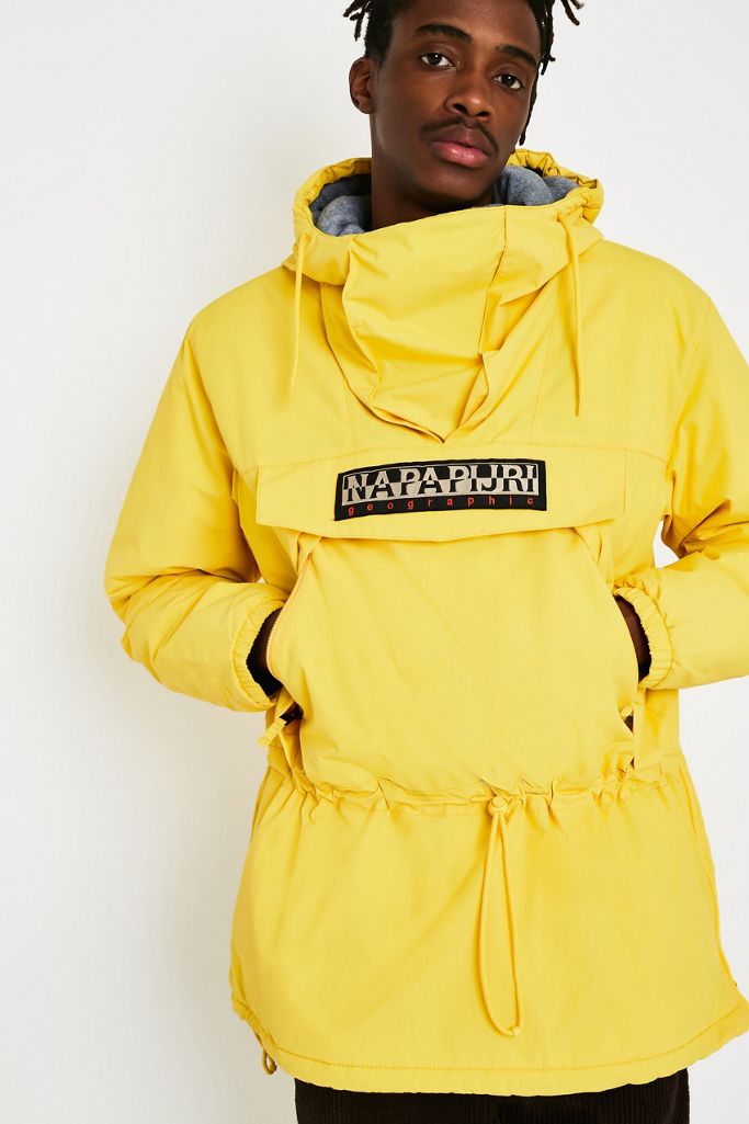Napapijri Skidoo Yellow Anorak Jacket Urban Outfitters UK