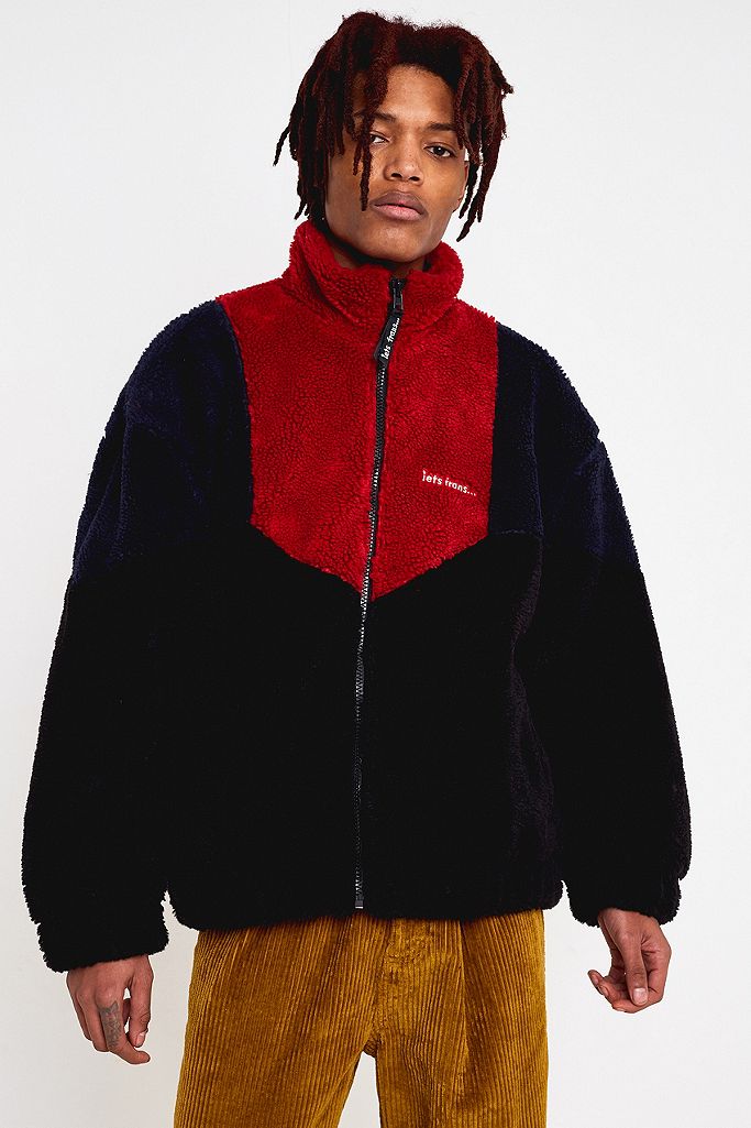 iets frans… Panelled Teddy Track Jacket | Urban Outfitters UK