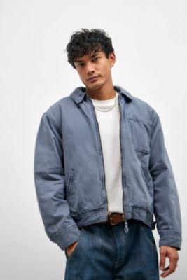 BDG Alba Slate Zip Through Worker Jacket