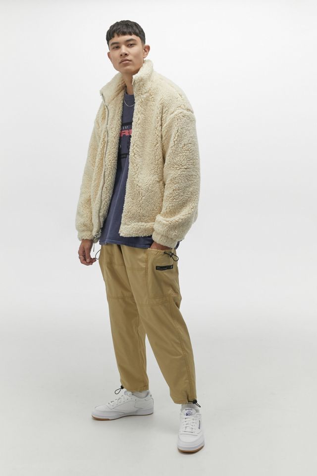cream sherpa jacket