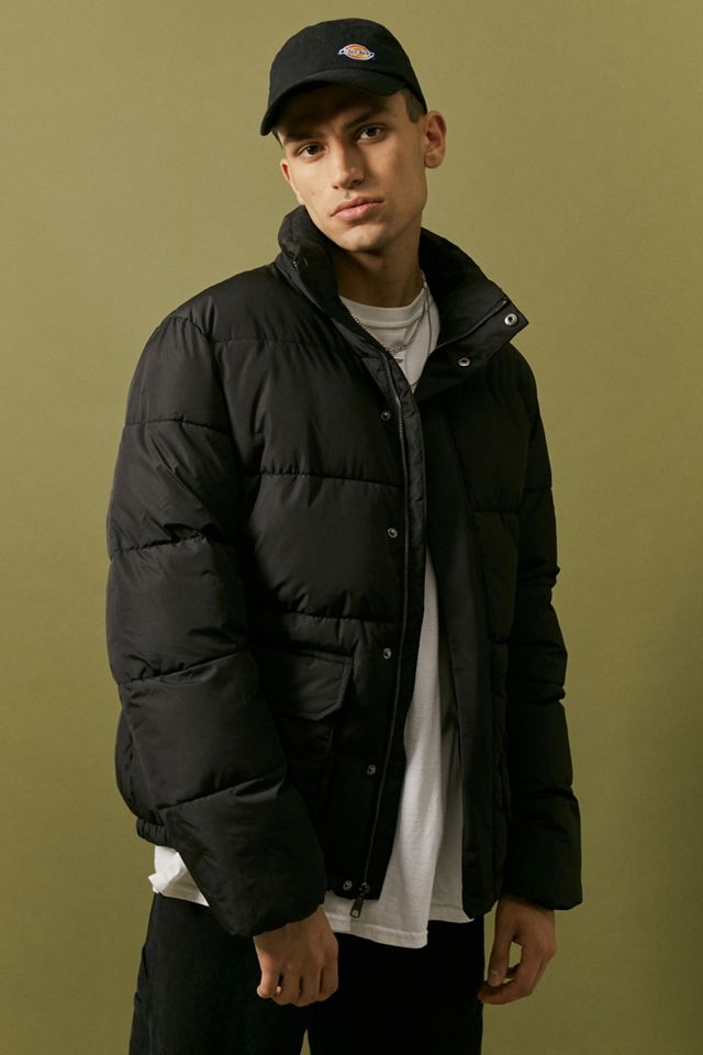 Dickies Black Olaton Puffer Jacket Urban Outfitters UK