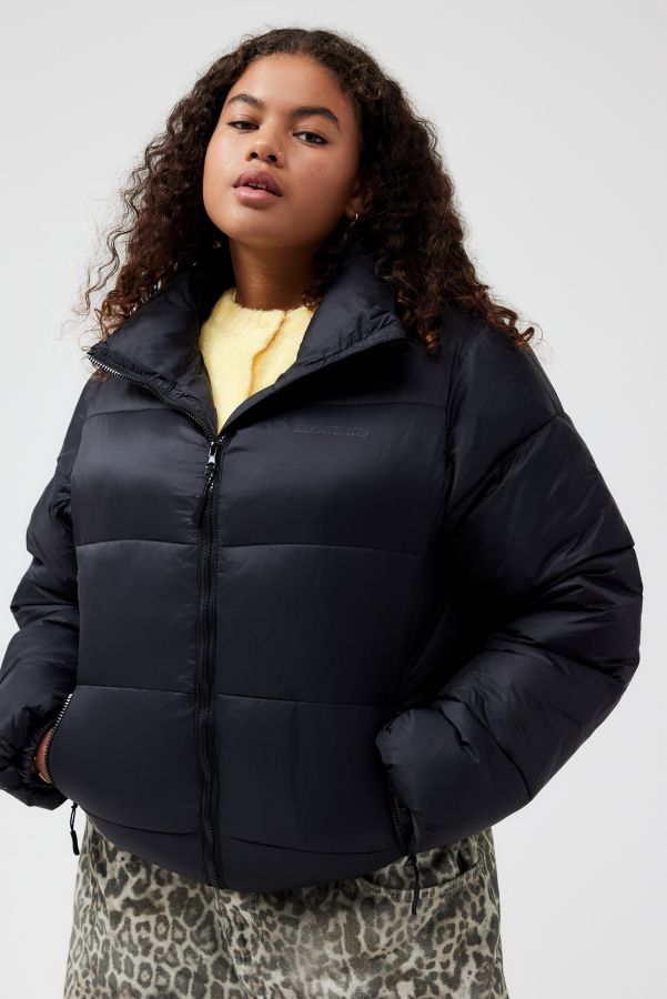 Slide View: 6: iets frans...Black Ripstop Nylon Puffer Jacket