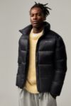 Thumbnail View 3: iets frans...Black Ripstop Nylon Puffer Jacket