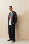 Thumbnail View 3: iets frans... Faux Leather Sports Varsity Bomber Jacket