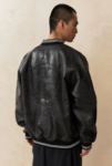 Thumbnail View 4: iets frans... Faux Leather Sports Varsity Bomber Jacket