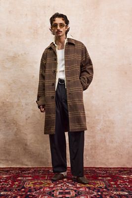 Loom Check Trench Coat