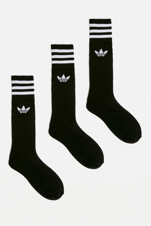 black adidas sock