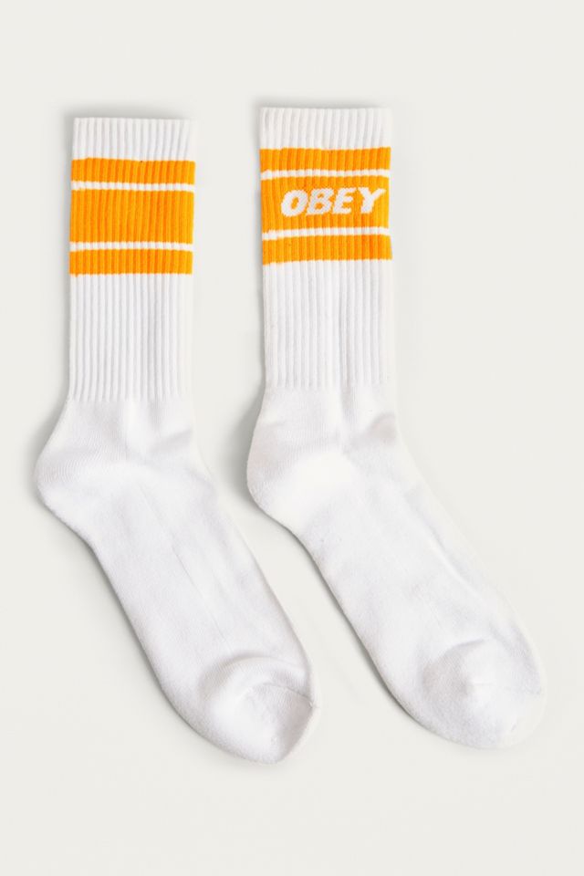 OBEY Cooper Yellow Socks | Urban Outfitters UK