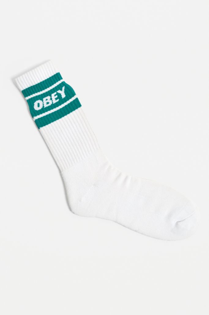 OBEY Cooper II Dark Teal Socks | Urban Outfitters UK