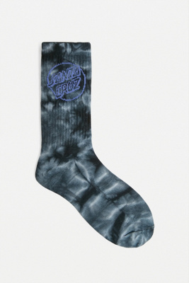 Chaussettes Santa Cruz 'Screaming Hand' - Tie Dye, Bois Bleu Frais Ou Blond (neuves)